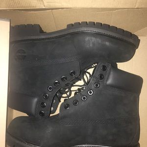 TIMBERLAND 6" Premium Black Boots ( 10073 ) *NEW MENS SIZE 8.5